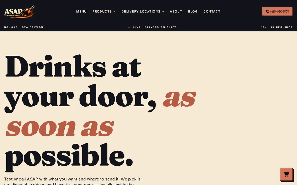 ASAP After Hours website homepage